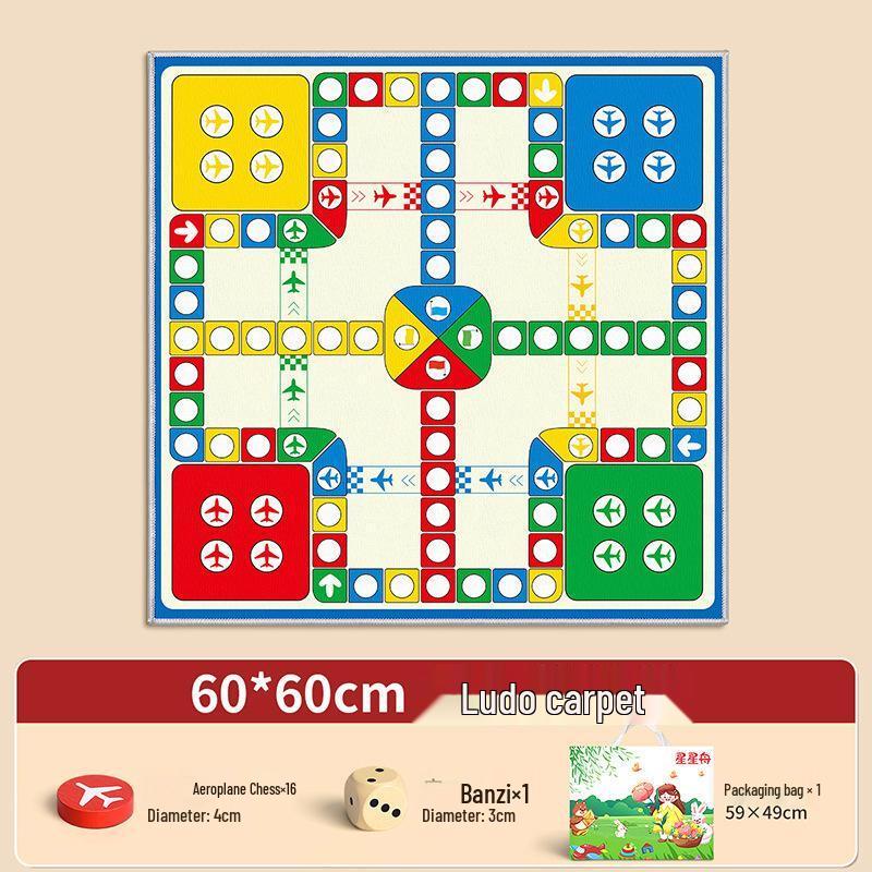 Brangdy Flying Chess Mat Game Set