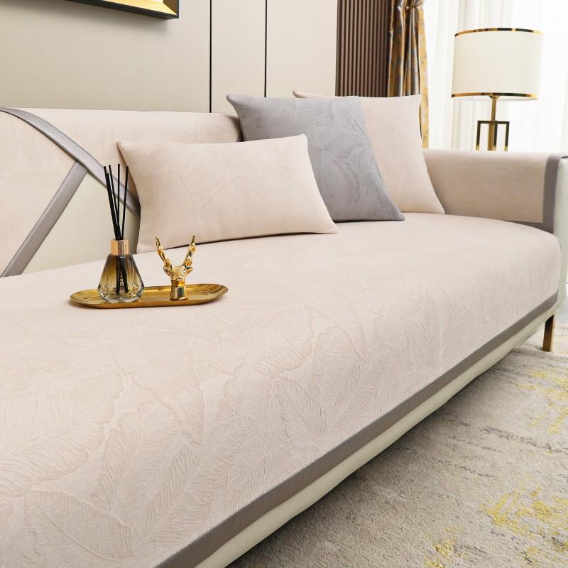 

Высококачественная диванная подушка Four Seasons, универсальная легкая роскошная нескользящая простая современная серая комбинированная подушка для седла, полотенце 70*70cm