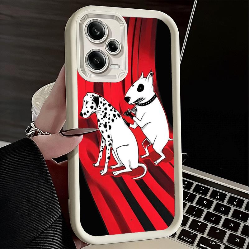Phone Case for Xiaomi Redmi Note 15 14 13 Pro Plus Bull Terrier Dog Cute Puppies Shell 12S 11 11S 11T 5G 14S Soft Silicone Funda