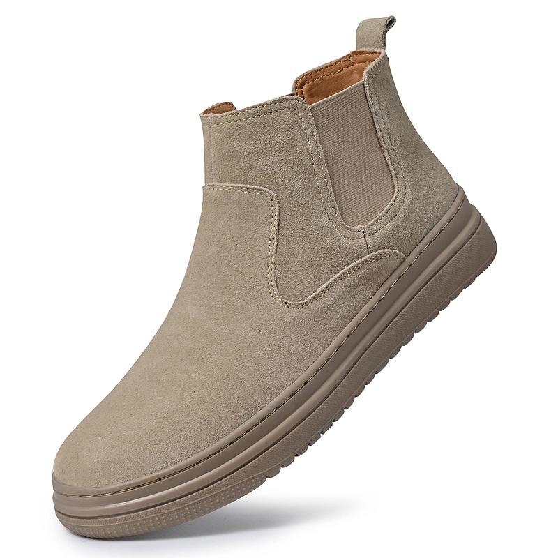 Módní pánské boty z pravé kůže Minimalistické a trendy designové styly Denní kancelářská venkovní volnočasová chůze Klasické Retro pánské boty