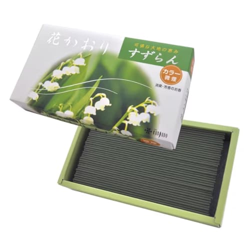 Flower Fragrance Series: Kunjudo Incense Sticks, Flower Fragrance, Lily of the Valley, Light Smoke #632