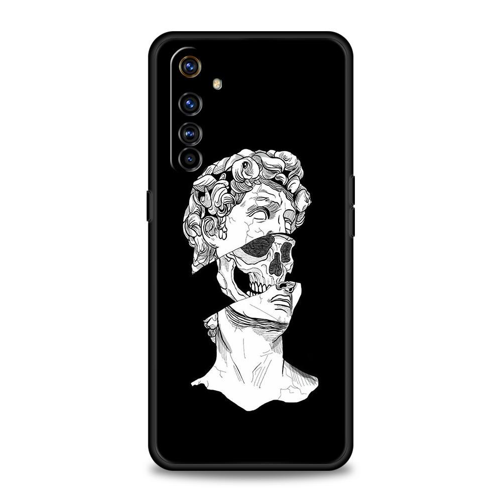 

Луна Таро Кошка Эстетика Для Realme GT Neo 2 3 3T Чехол для телефона Для Realme 10 9 8 5G 7 6 GT2 Pro Plus 9i 8i C21 C11 C25 C35 Чехол Realme 6 Pro
