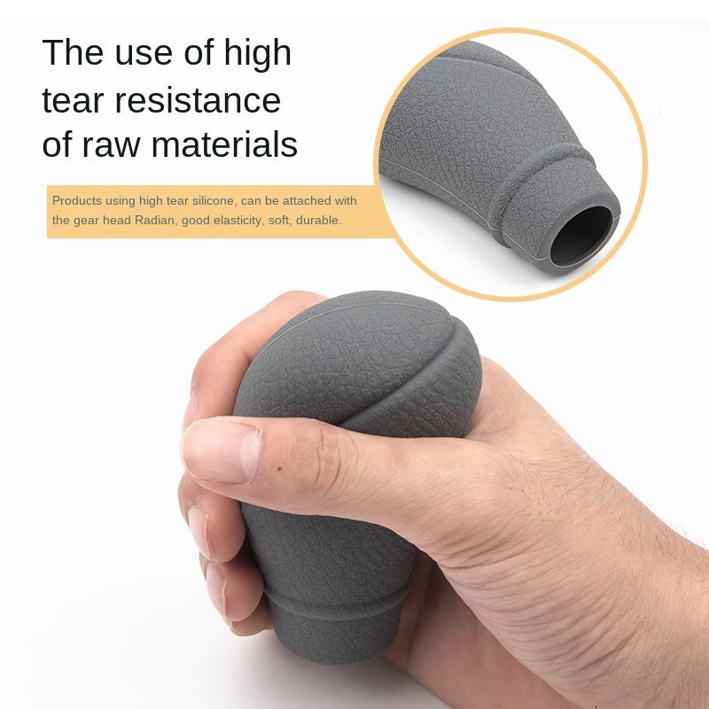 Libisemisvastane silikoon AT käiguvahetusnupu kate Universaalne auto Käsitsi käiguvahetus Kaitsekatted Varrukas Auto Aksessuaarid Sisustus