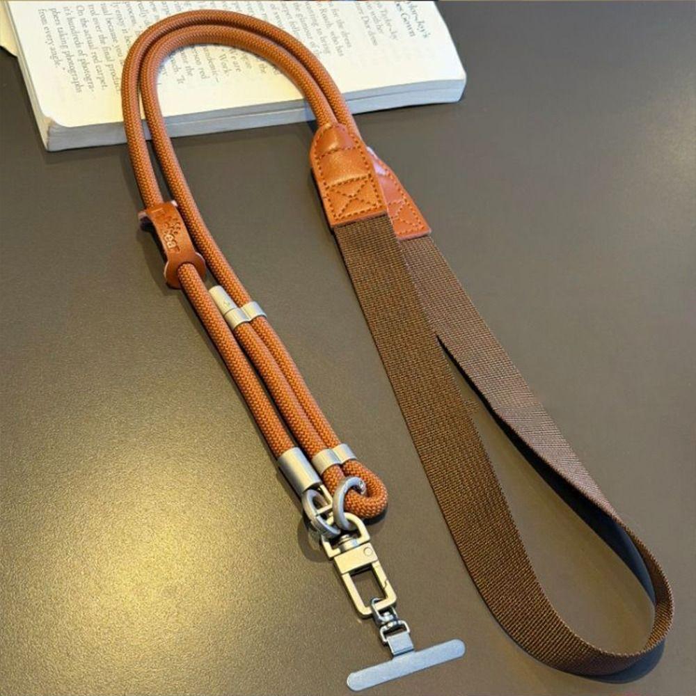 New Universal Adjustable Phone Strap 360 Degree Rotation Metal Hook Crossbody Strap Anti Loss Neck Strap All Phone Cases