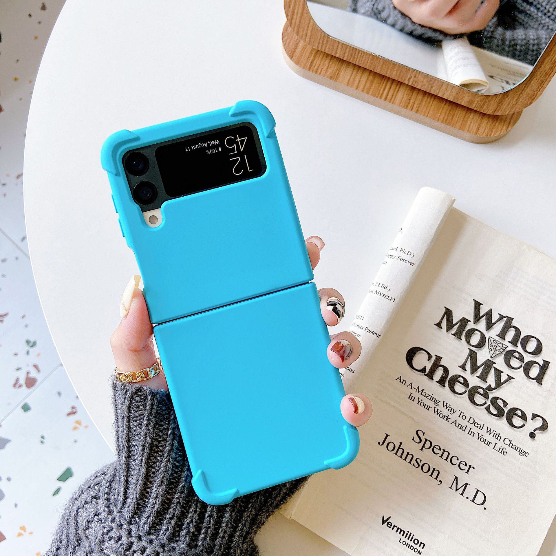 

Захисний чохол Z Flip4: Модний, простий, стійкий до падіння дизайн для складаного мобільного телефону. Samsung Galaxy Z Flip3