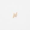 Lunne 14K Lightning Cubic Piercing (14K Gold) (Bar Thickness 1Mm) #Pib10