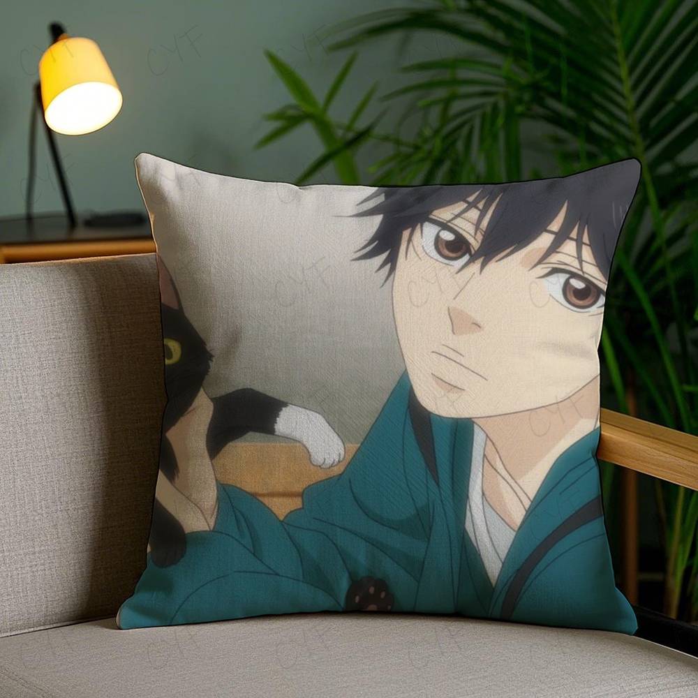Movie Ao Haru Ride Pillow Case Safe Custom Photo Pillow, Anti-fade Brushed Fleece Cushion, Maternal & Infant Safe.