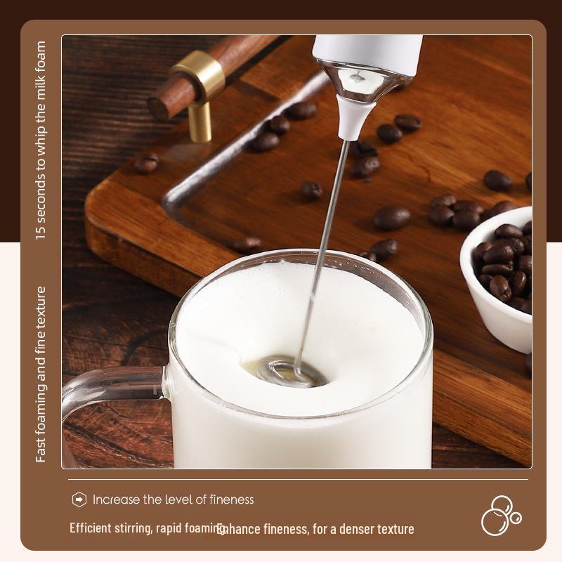 Compact Electric Handheld Milk Frother and Whisk