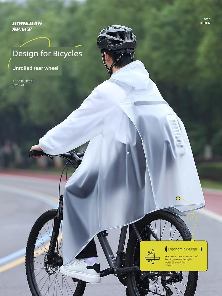 Raincoat Bicycle Mountain Bike Riding Junior High School Student Male Dedicated Single Body Rainstorm Prevention New Poncho Women