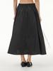 Xitao Personality Irregular Mesh Patchwork Skirt Contrast Color WMD5413