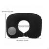 Inflatable Travel Pillow PresstoInflate Neck Portable for Passengers, Commuters,