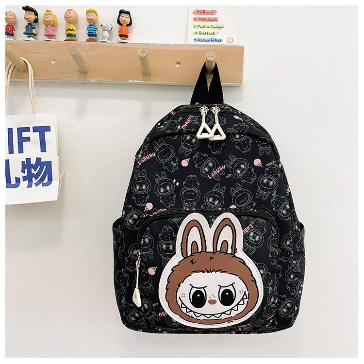 Trendy Labub Children s Backpack Stylish And Versatile Outdoor Daypack For Kids Aged 3-6 чёрный