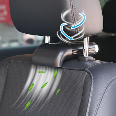 3-Speeds Car Seat Cooling Fan Summer Strong Wind Air Fan High Airflow for Car Headrest Electric Blower Cool the Body Back 5V
