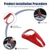 Red Real Carbon Fiber Interior Gear Box Shift Knob Trim For BMW M3 F80 M4 F82