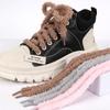 1 Paar Süße Plüsch Sneaker Schnürsenkel Herren Damen High-Top Freizeit Leinwand Weiße Flache Schuhe Schnürsenkel Schnüre Zubehör