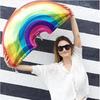 Rainbow balloon rainbow unicorn helium foil balloons baby shower kids birthday party home decor Wholesale