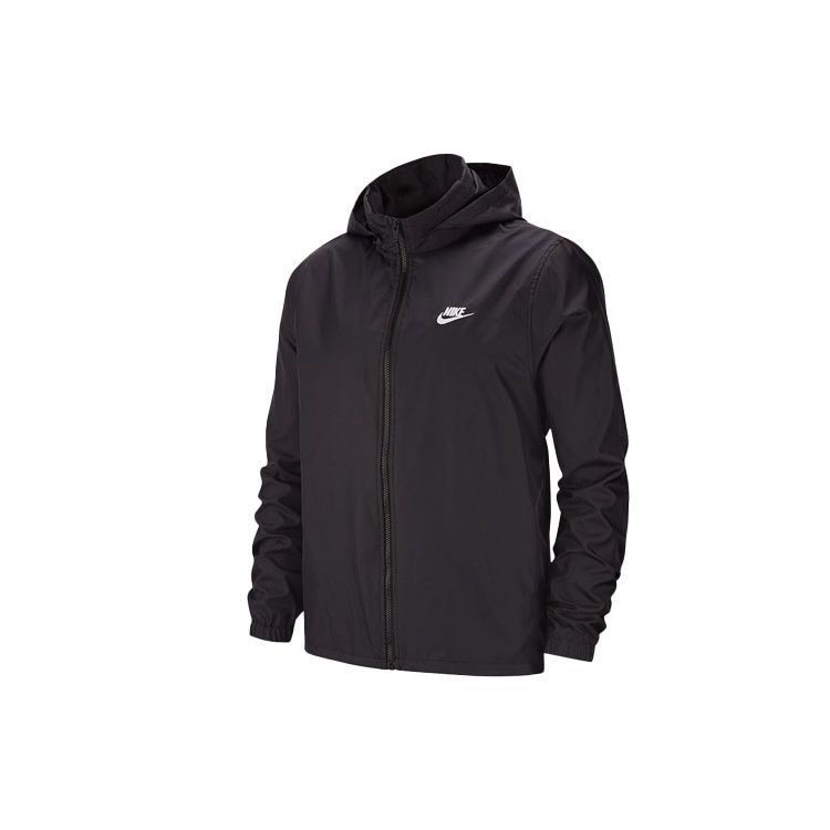 Nike Running Training Woven Breathable Hooded Windproof Jacket Men s Black AR2239-010 L