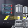H4 LED Headlight Bulbs, 25000LM 90W Dual-Lens Super Bright LED Headlights Conversion Kit 6000K
