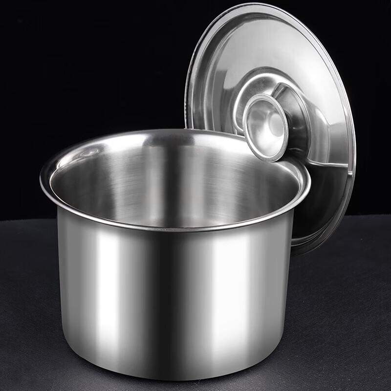 Mehrzweig-Aufbewahrungstopf aus Edelstahl mit Deckel