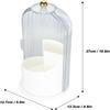 Transparent Makeup Brush Organizer 360 Degree Rotatable Cosmetic Storage Box  Bathroom Countertop