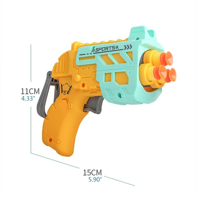 Ręczna strzelająca zabawka piankowa z pistoletem bojowym z 5 przyssawkami, pianka EVA, zabawka do zabawy na zewnątrz i wewnątrz dla chłopców w wieku 5+ lat