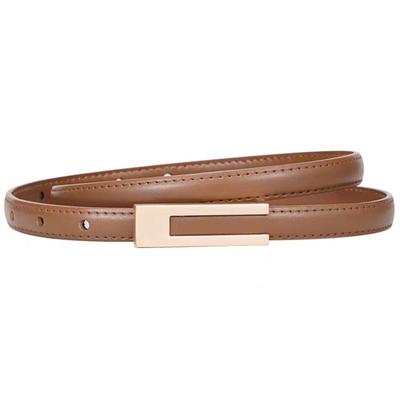 Belts for Women's Fashionable Thin Belts  Versatile Smooth Buckles  New Skirts  Dresses  Decorative Women's Trousers