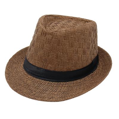 Ins Breathable Straw Hat Short Brim Vacation Visor Sanya Jazz Hat Men'S And Women'S Summer Top Hat European And American Cool Hat Trendy