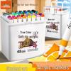True Color Soft Tip Markers and Stackable Acrylic Brushes for Kindergarten Painting