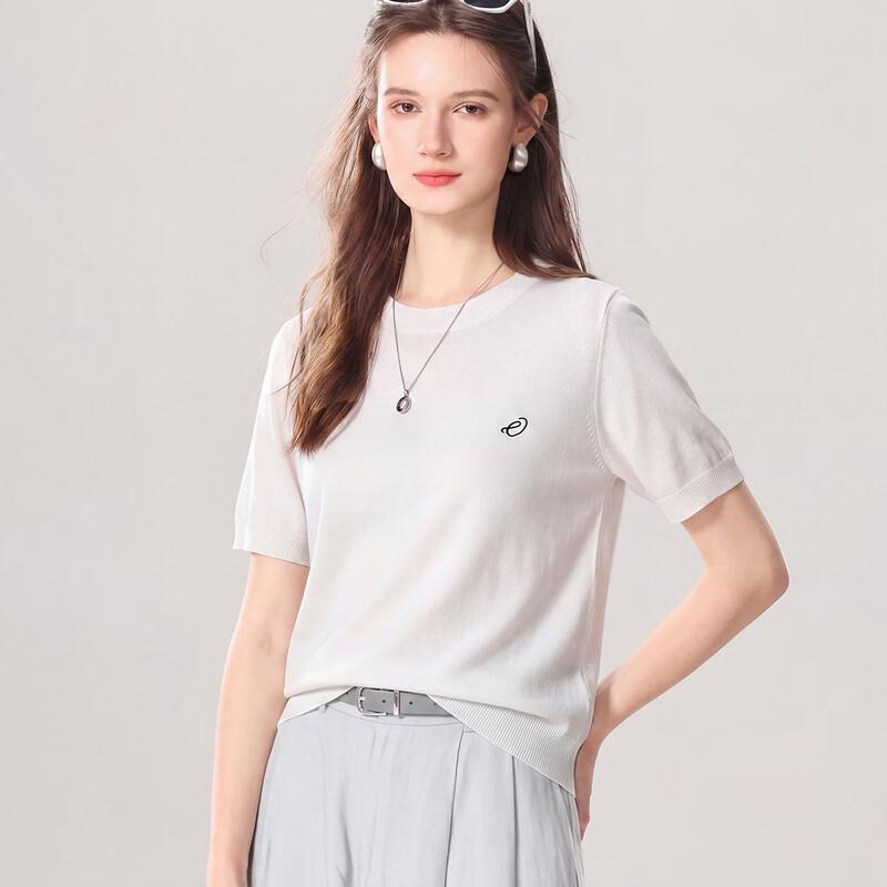 Snowforte Women s Silk Blend Knit T-shirt M