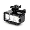 Underwater Waterproof Case Diving Spot Light LED Mount For GoPro Hero 5 4 3+ 3 SJ4000 For Xiaomi Yi Camera 3 Lighting Modes 3LED