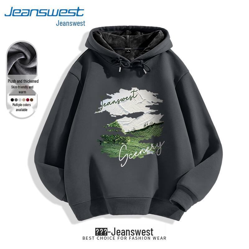 

Jeanswest Men s Fleece Lined Hooded Sweatshirt 2XL