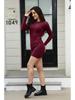 Cross-Border Fashion Cable Knit Sweater Dress: New European & American Mid-Length Autumn/Winter Women's Clothing