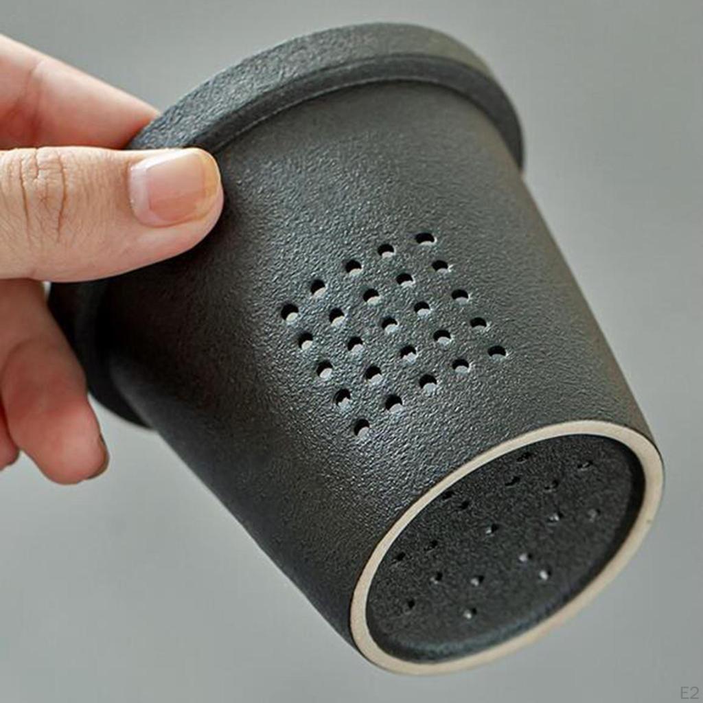 Malowany ceramiczny chiński porcelanowy kubek do herbaty i filiżanka z pokrywką, sitkiem i filtrem, do użytku