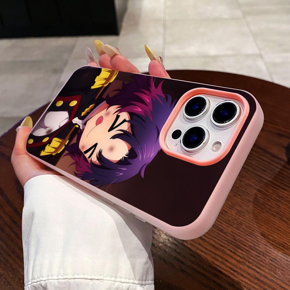 Mato seihei Yakumo Ezo Jelly Double layer Pink Mobile Phone Case for iPhone 17 16 15 14 13 12 11 Air Pro Max Plus Protective