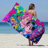 Cartoon A-lien S-Stage S Towel Beach Towel Oversized Quick Dry Towel Absorbent Soft Swim BeachTowels for Men Women