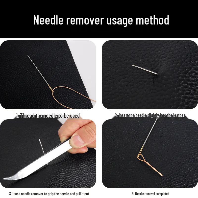 **Handmade Stainless Steel Needle Remover & Holder for Embroidery Insoles - Newcomer 0.45 Exclusive**