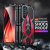 Sportsbil Militærgrad Anti-fall Silikon Aluminium Metall Deksel For Samsung Galaxy S25 Ultra S24 S23 S22 Ultra Sterkt Fallsikkert