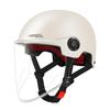 Women's Four Seasons Electric Cycling Helmet: Solid Color, Sun-Protective, Safety Certified