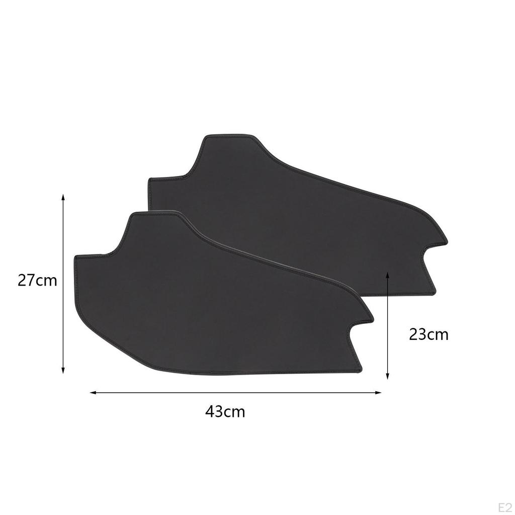 2 Pieces Center Console Anti Kick Mat Durable Replaces Car Interior Accessories Premium Spare Parts