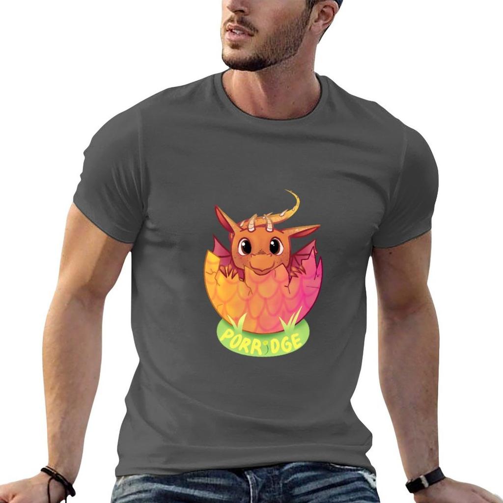 Porridge The Dragon TShirt T Shirts With Prints Funny T Shirts Cotton G Unisex T Shirts For Unisex TShirt