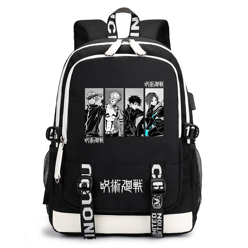 Day Mantra Return To War Anime School Bag Fashion Backpack Elementary School Students Large Capacity Backpack Burden Reduction Storage Bag