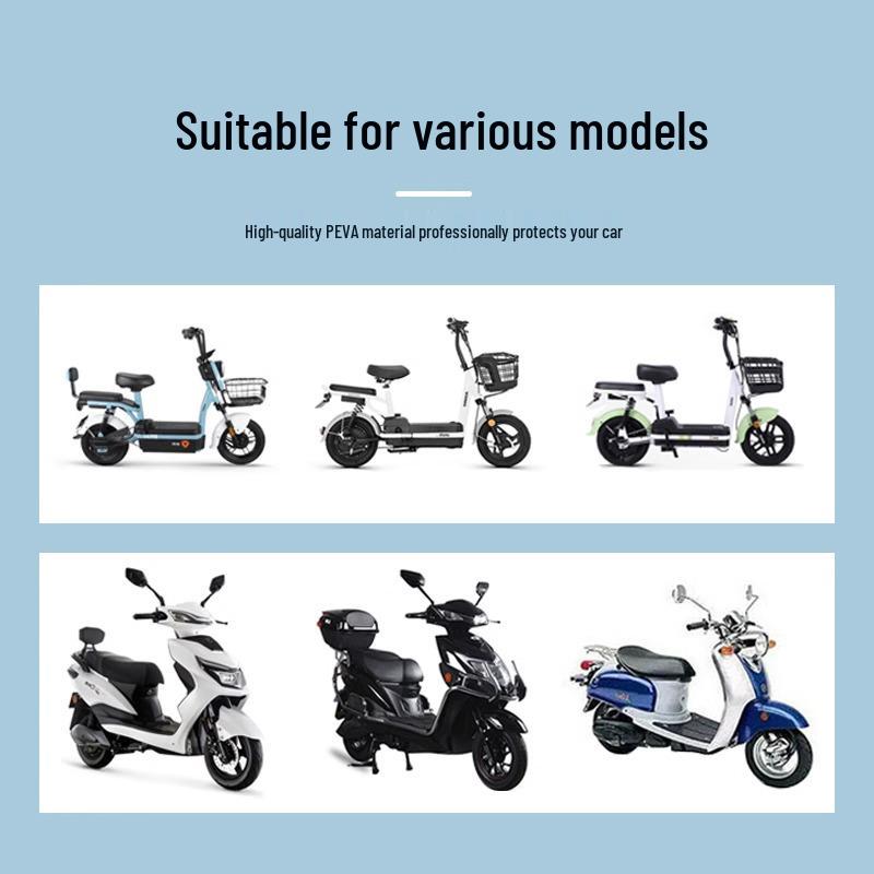 Durable Waterproof Sunshade & Rainproof Cover for Electric Vehicle or Motorcycle