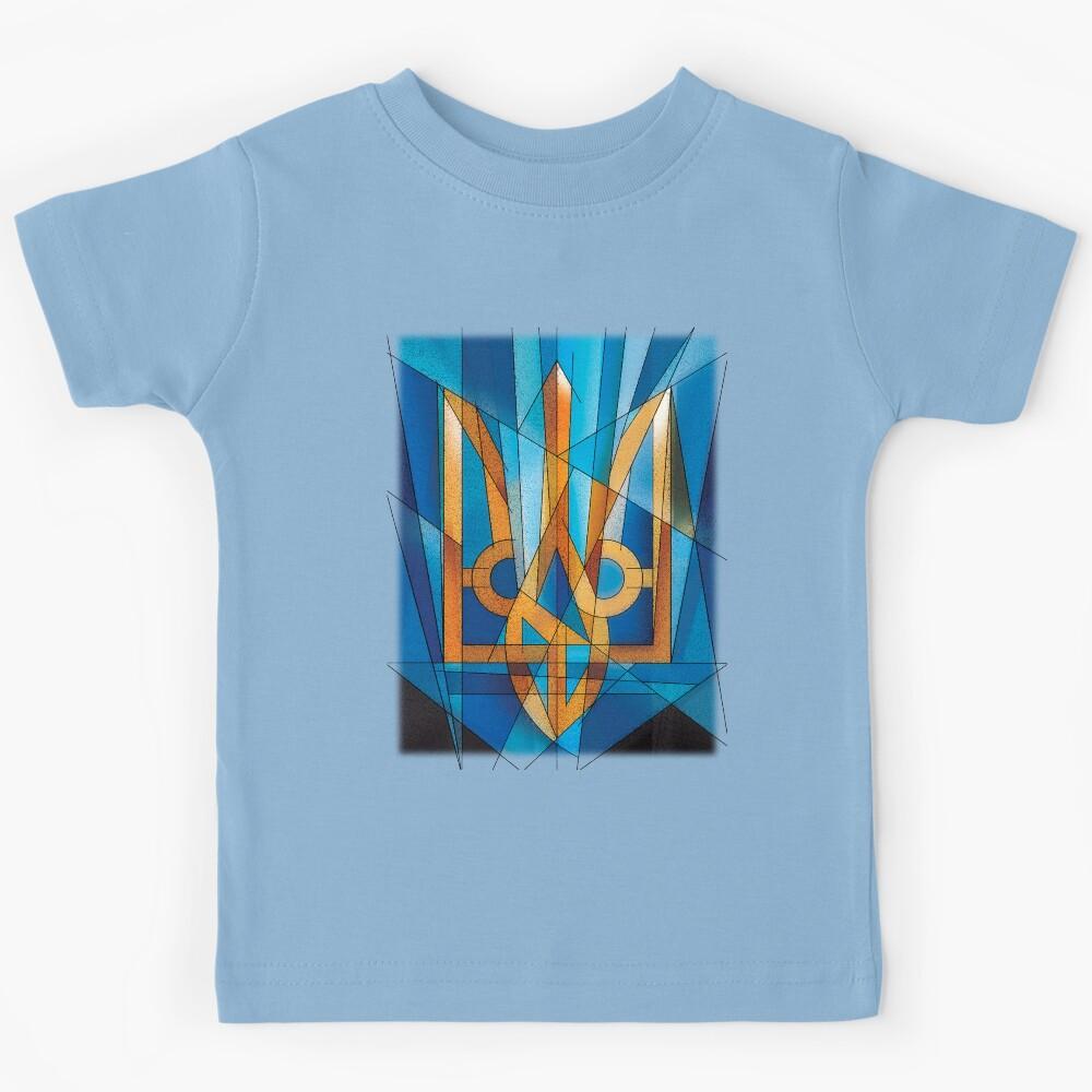 Cubism Art Tryzub Kids T-Shirt 100