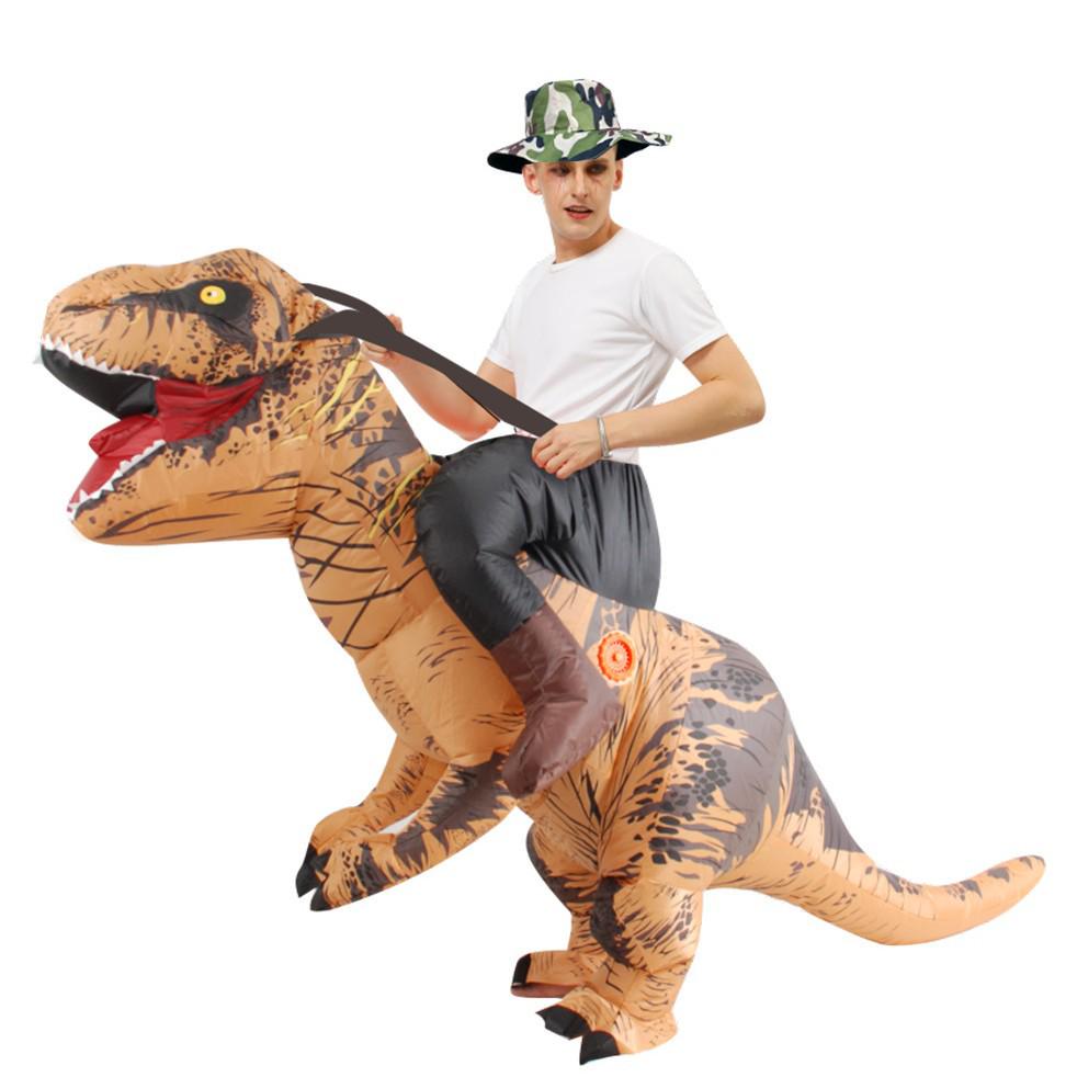 

Halloween T-Rex Inflatable Costume: 3D Cartoon Dinosaur for Parties & Performances One Size