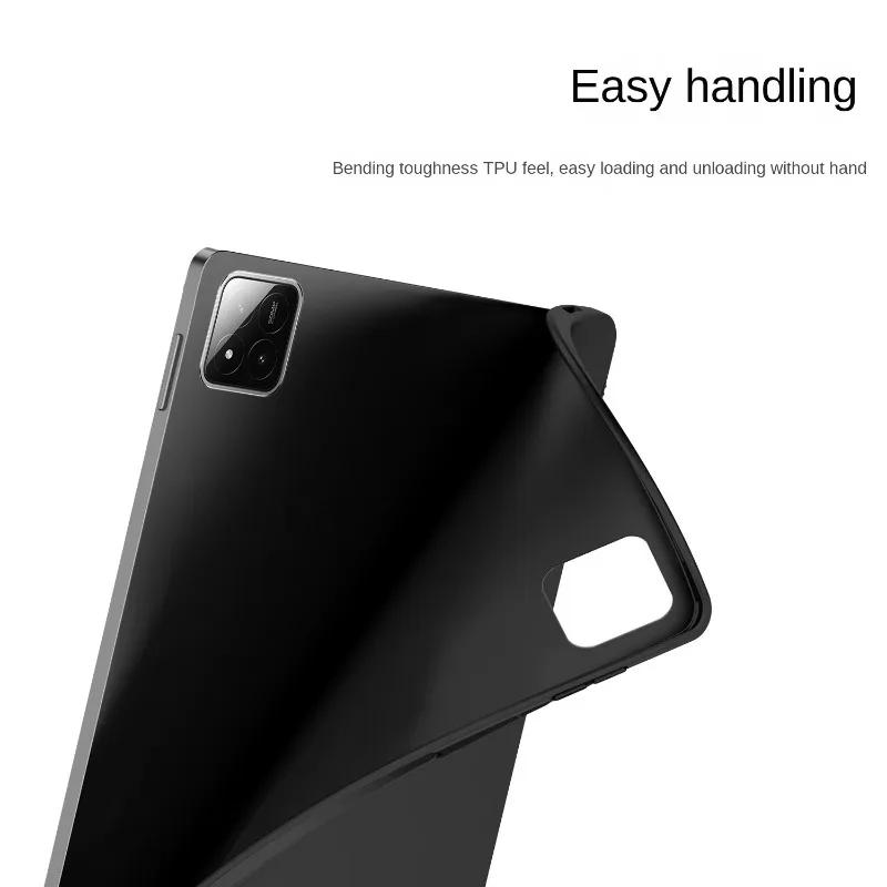 Leichte Hülle für Xiaomi Pad 7 7Pro 11,2 Zoll 2024 6 Pro 11" MIPad 6S Pro12,4" Hülle Schutzhülle Airbag Weiche TPU Silikonhülle
