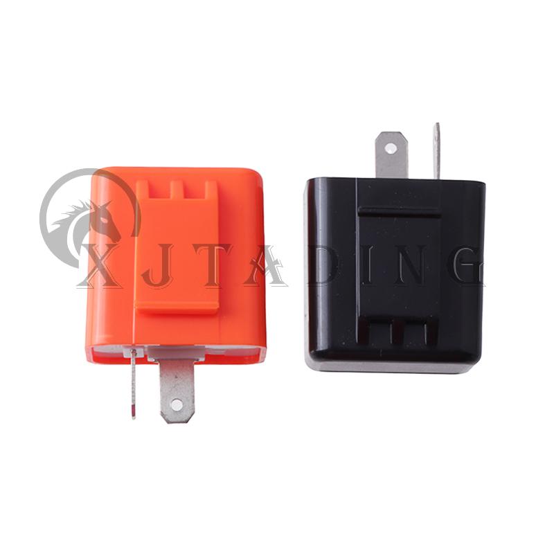Motorcycle 12V 2 Pin LED Flasher Frequency Relay Turn Signal Indicator Relays Motorbike Safe Lighting Accessories