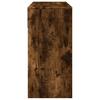 Makeup Table with Mirror Smoked Oak 80 x 39 x 80 cm