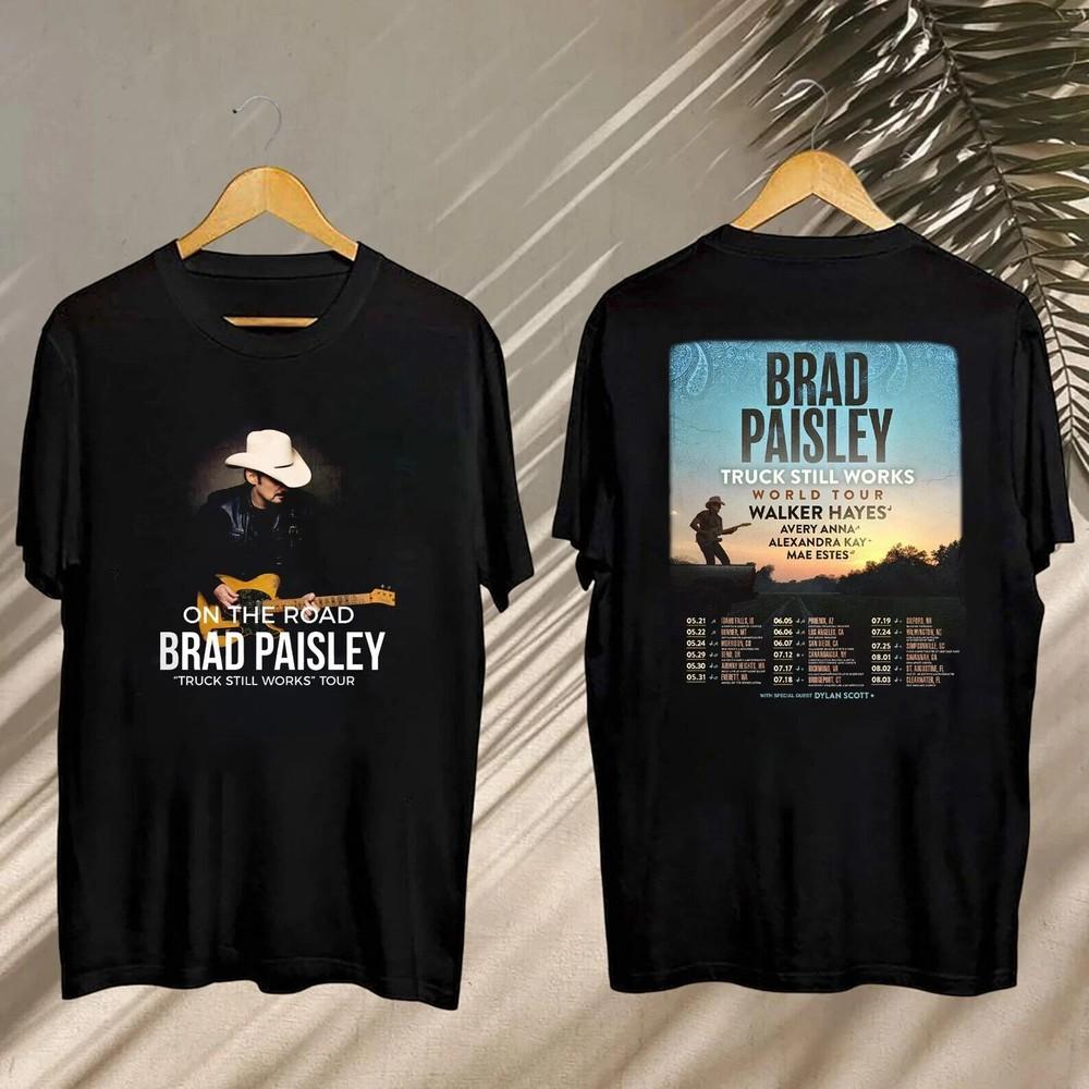 

Country Music Fan Tee Brad Paisley Style Shirt Truck Still Works S-4XL Unisex T-Shirt L