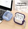 2-in-1, solid color frame, suitable for AirPods1/1st generation protective case, Apple Pro/1 wireless bluetooth headset.