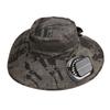 Solar Fan Hat Large Brim Quick Dry Breathable 3 Speeds Wind Long Battery Life Men Sun Hat Solar Fan